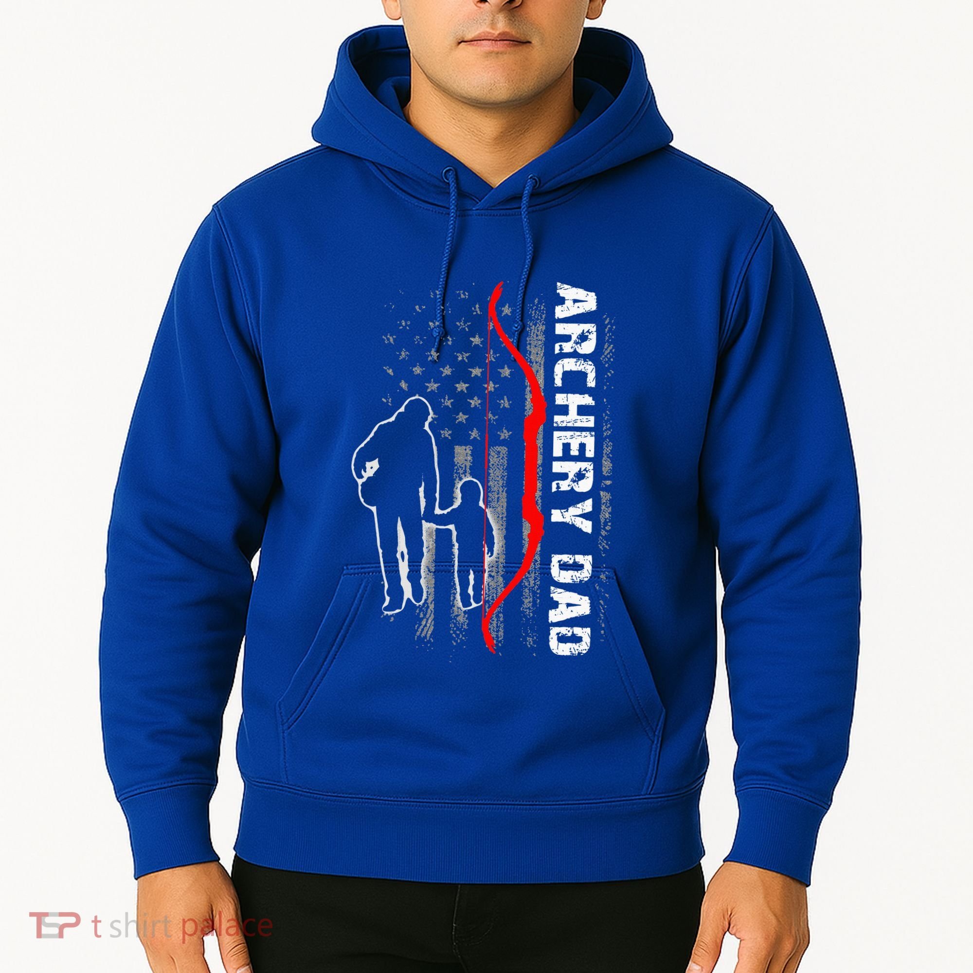 Father's Day Gift Archery Dad Proud Archery Daddy Hoodie