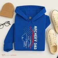 Father's Day Gift Archery Dad Proud Archery Daddy Hoodie thumb 4