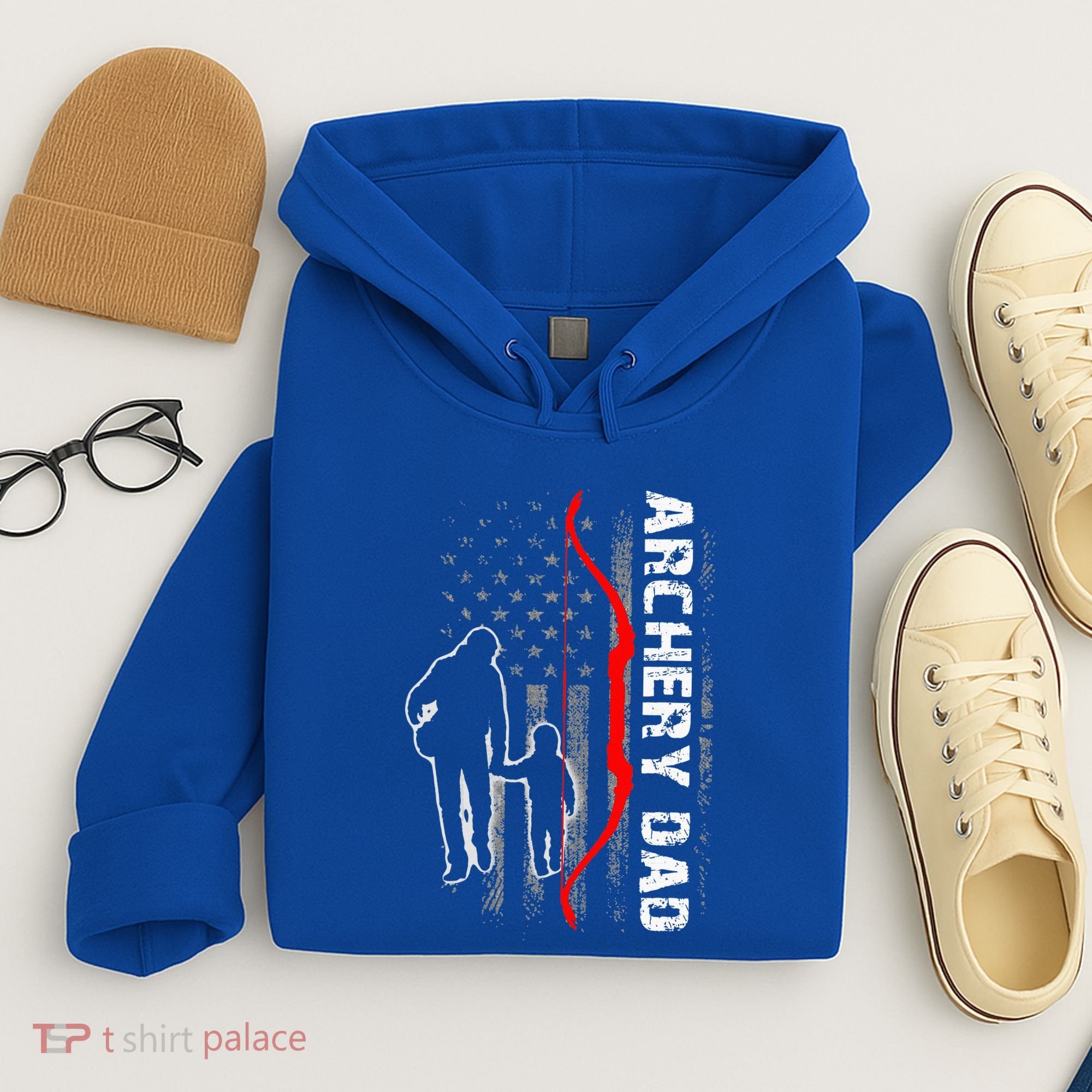 Father's Day Gift Archery Dad Proud Archery Daddy Hoodie