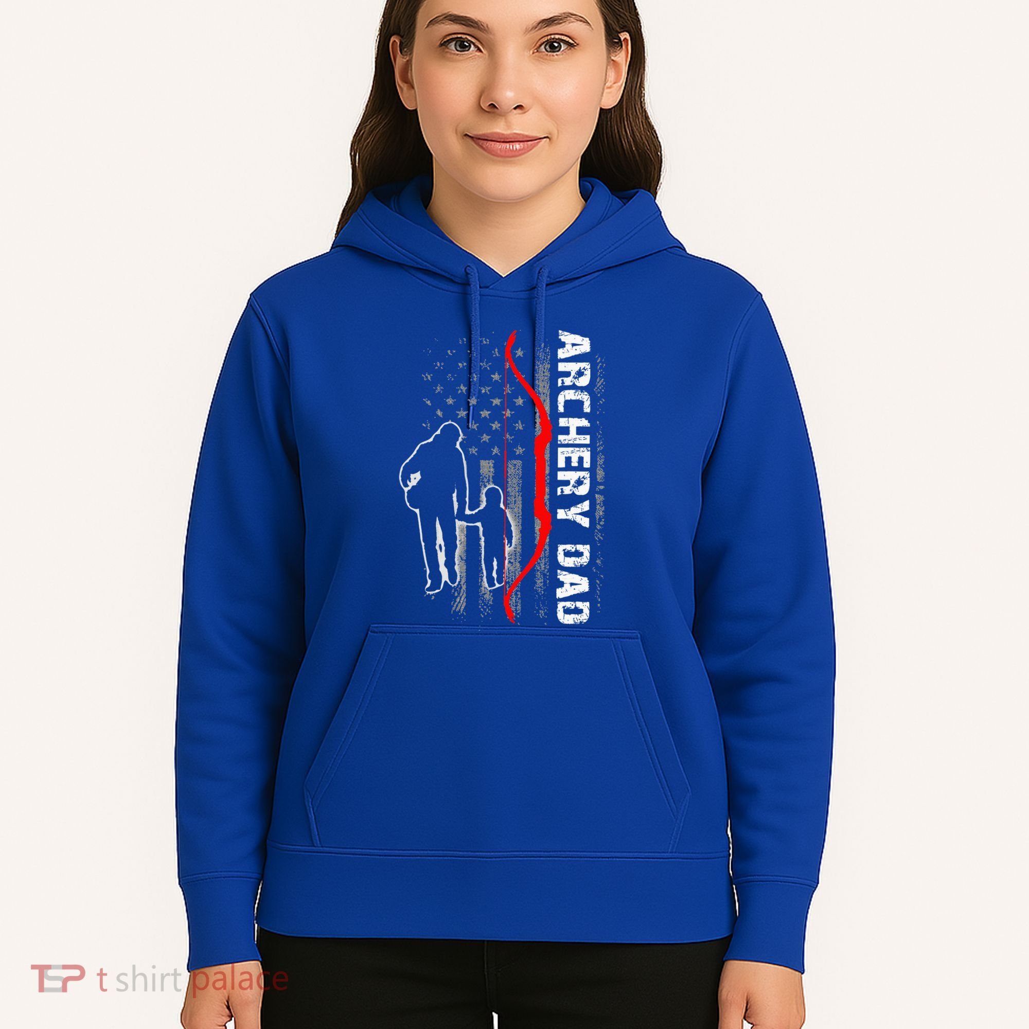 Father's Day Gift Archery Dad Proud Archery Daddy Hoodie