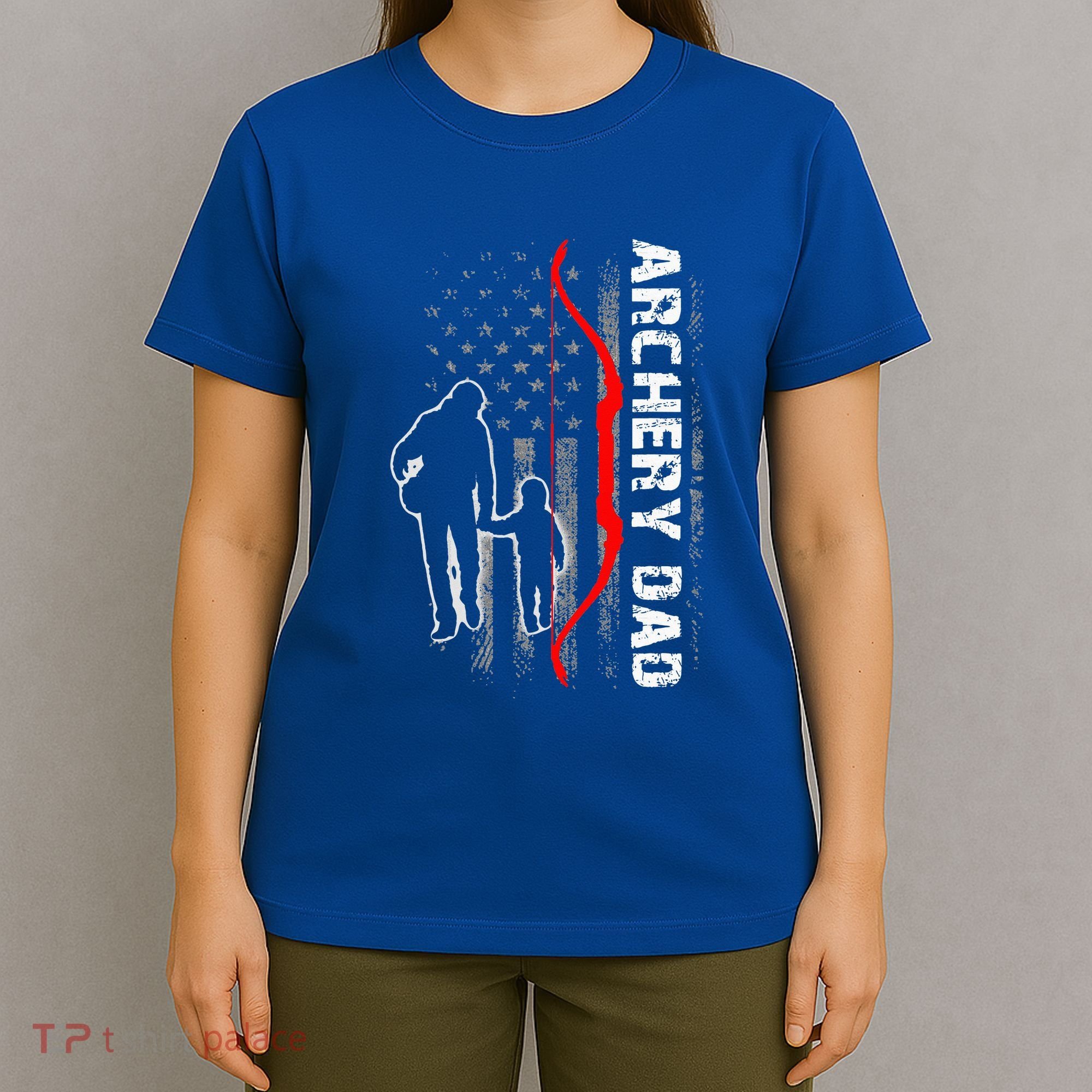 Father's Day Gift Archery Dad Proud Archery Daddy T-Shirt