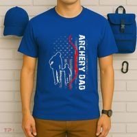 Father's Day Gift Archery Dad Proud Archery Daddy T-Shirt thumb 6