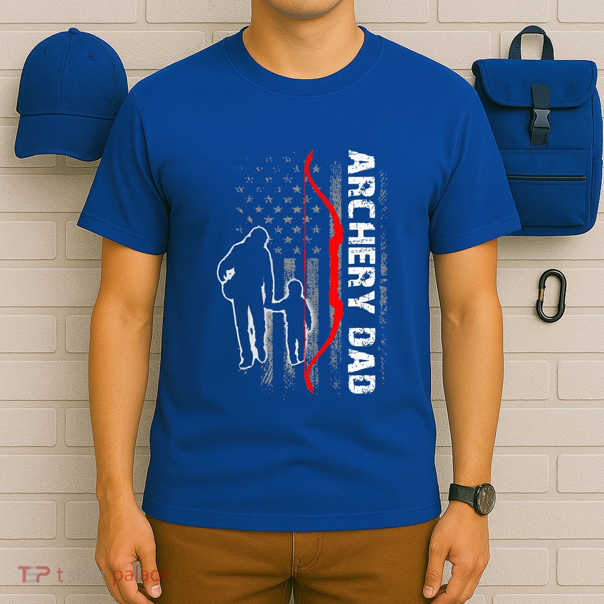 Father's Day Gift Archery Dad Proud Archery Daddy T-Shirt