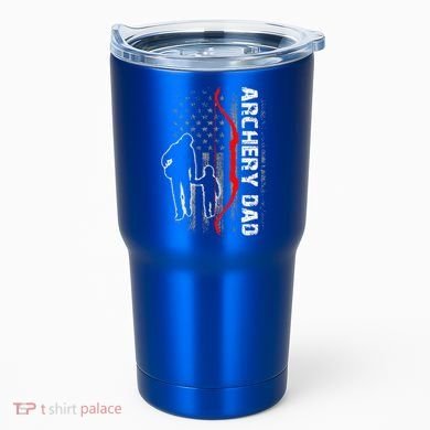Father's Day Gift Archery Dad Proud Archery Daddy Tumbler