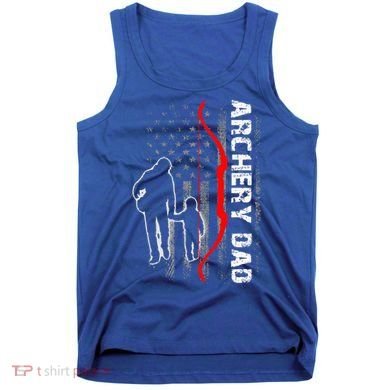 Father's Day Gift Archery Dad Proud Archery Daddy Tank Top
