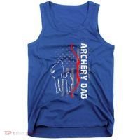 Father's Day Gift Archery Dad Proud Archery Daddy Tank Top thumb 0
