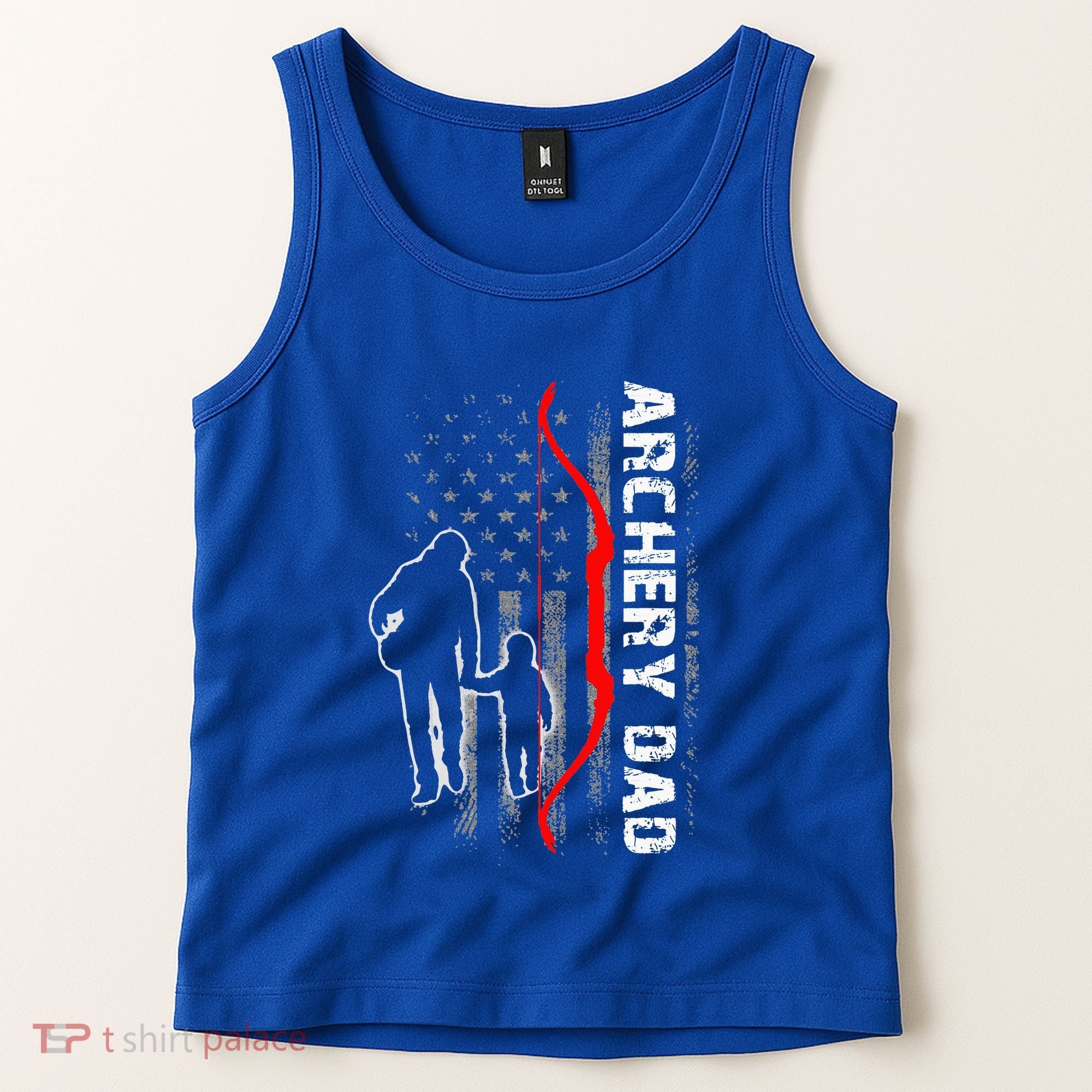 Father's Day Gift Archery Dad Proud Archery Daddy Tank Top