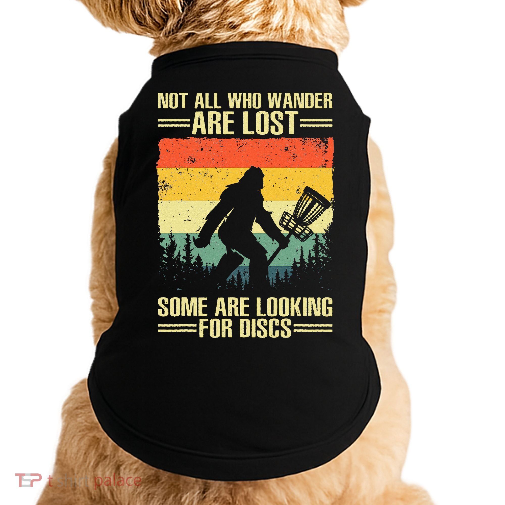 Funny Disc Golf Art For  Disc Golf Player Doggie Tank