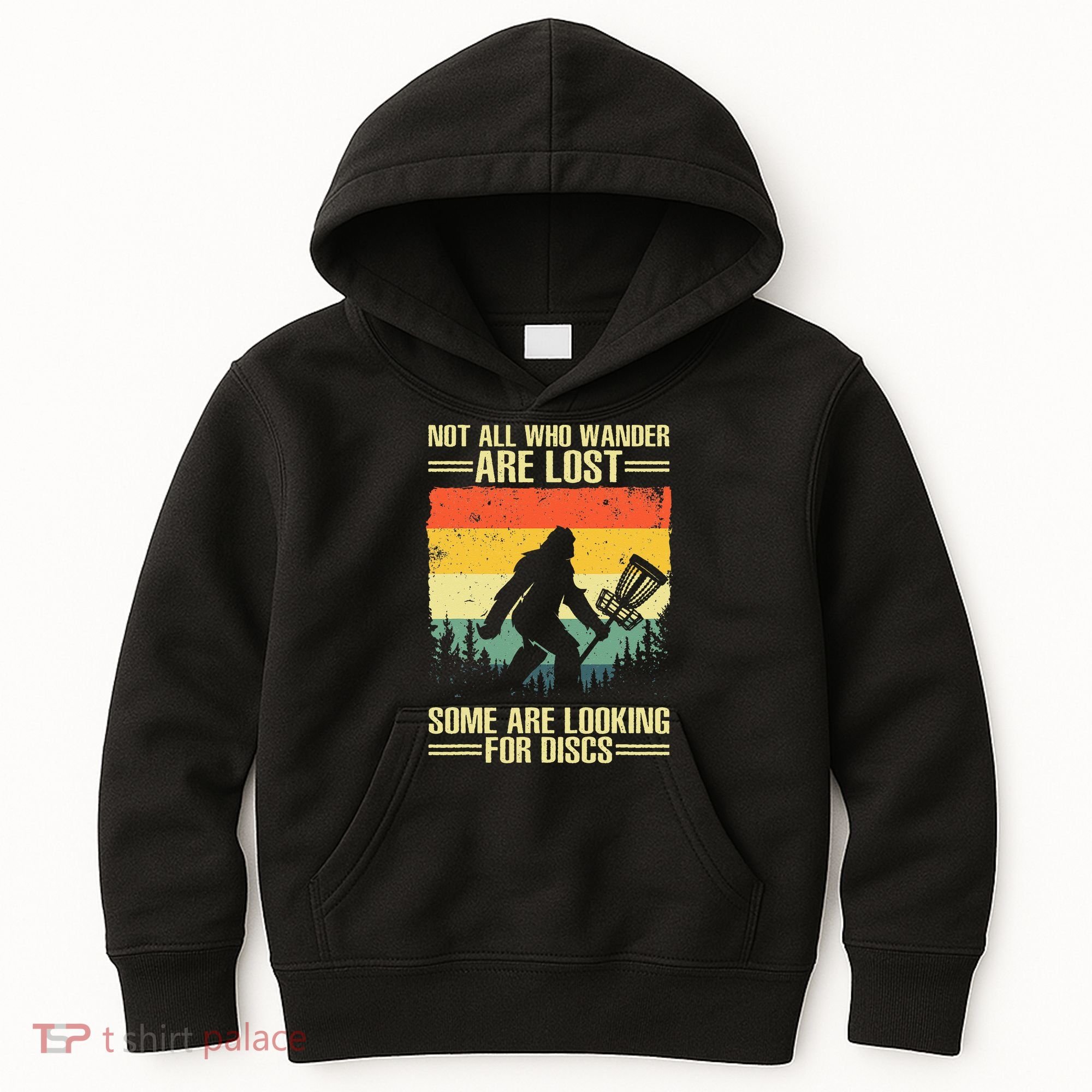 Funny Disc Golf Art For  Disc Golf Player Kids Hoodie