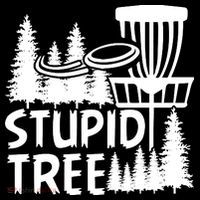 Funny Disc Golf Stupid Tree Distressed Frisbee Golf Backpack thumb 2