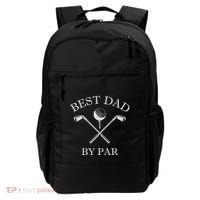 FatherS Day Golf Best Dad By Par LetS Par Par Gift Backpack thumb 0