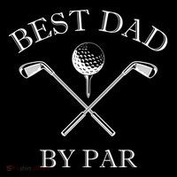 FatherS Day Golf Best Dad By Par LetS Par Par Gift Ornament thumb 1