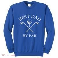 FatherS Day Golf Best Dad By Par LetS Par Par Gift Sweatshirt thumb 0