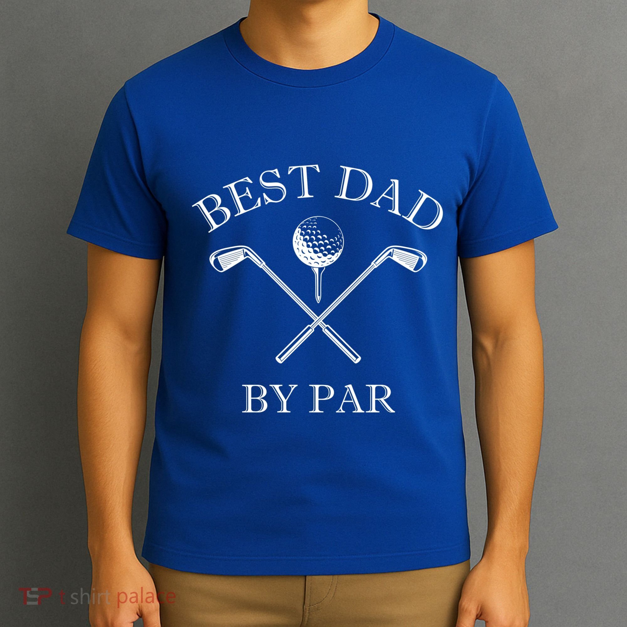 FatherS Day Golf Best Dad By Par LetS Par Par Gift T-Shirt