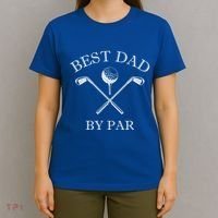FatherS Day Golf Best Dad By Par LetS Par Par Gift T-Shirt thumb 4