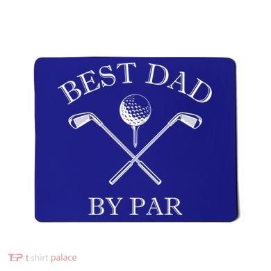 FatherS Day Golf Best Dad By Par LetS Par Par Gift Mousepad