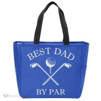 FatherS Day Golf Best Dad By Par LetS Par Par Gift Tote Bag