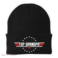 Fathers Day Gift Grandpa Gift From Son Daughter Grandkids Beanie thumb 0