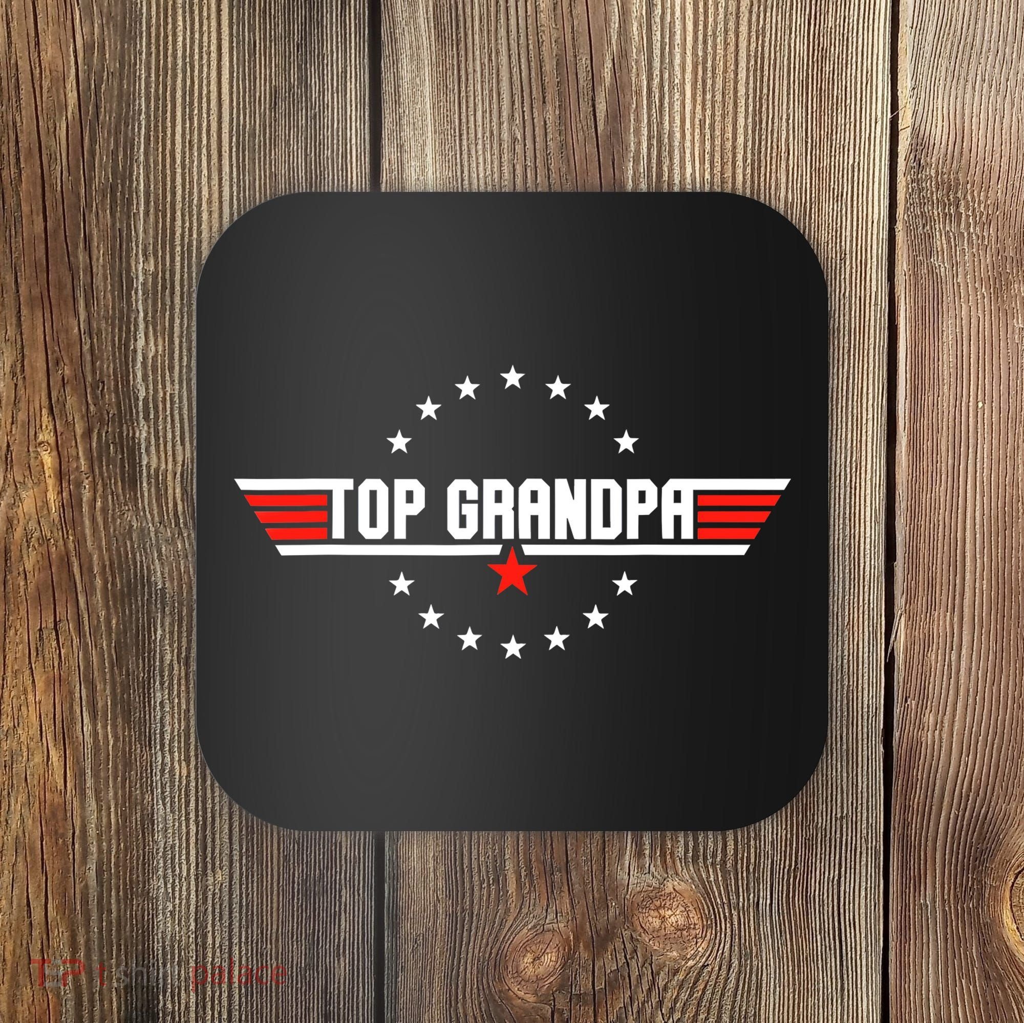 Fathers Day Gift Grandpa Gift From Son Daughter Grandkids Coaster