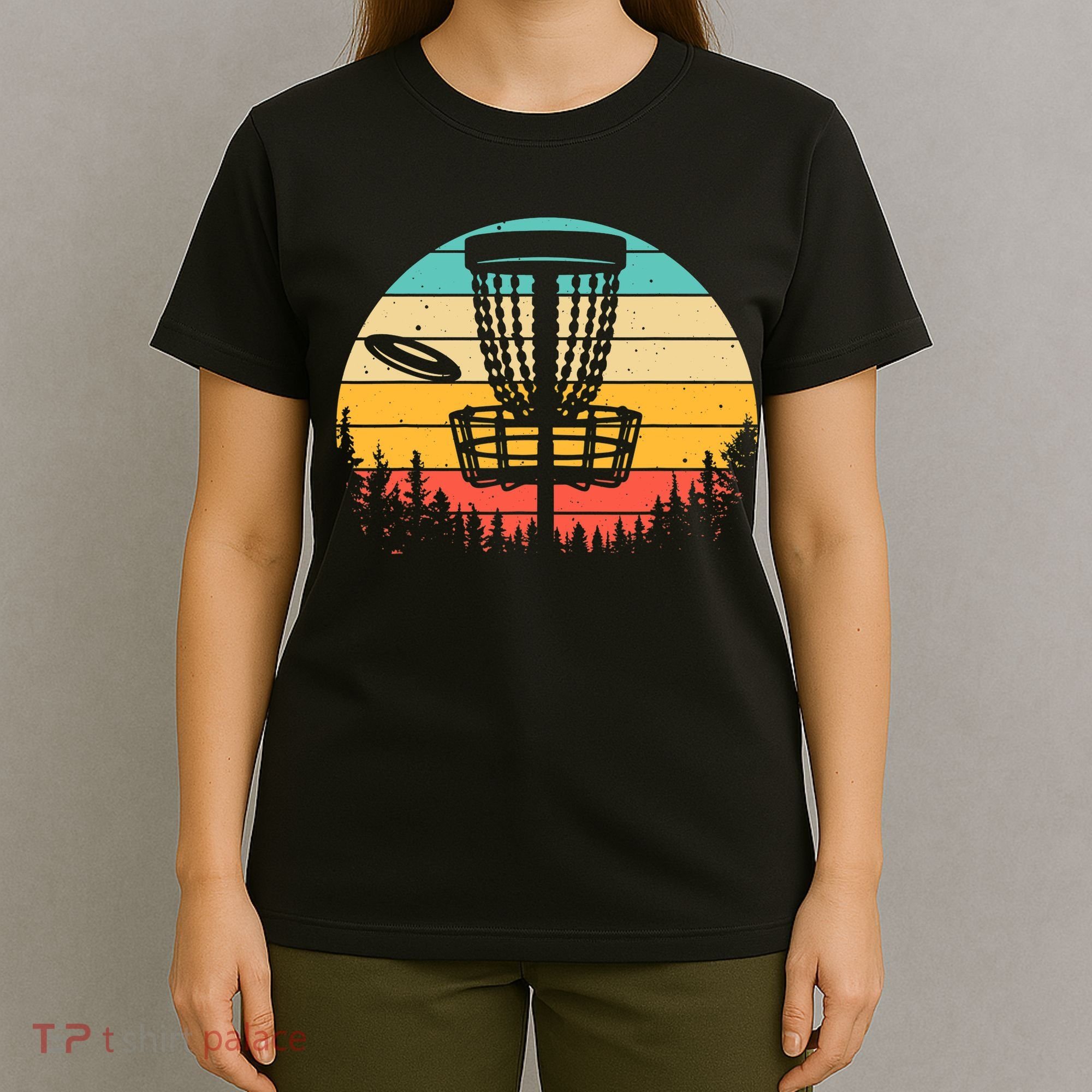 Funny Disc Golf Art For Vintage Disc Golfer Lovers T-Shirt