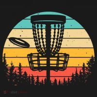 Funny Disc Golf Art For Vintage Disc Golfer Lovers T-Shirt thumb 7