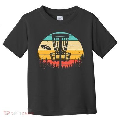 Funny Disc Golf Art For Vintage Disc Golfer Lovers Toddler T-Shirt