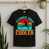 Father's Day Gift Tennis Dad Vintage Tennis Player Premium T-Shirt thumb 2