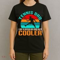 Father's Day Gift Tennis Dad Vintage Tennis Player Premium T-Shirt thumb 4