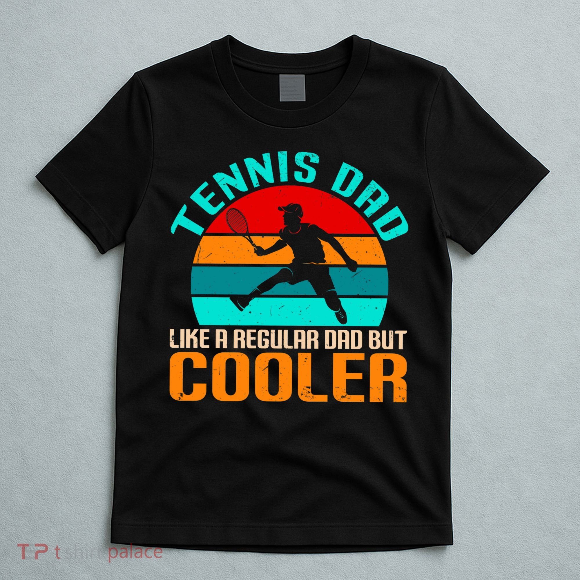 Father's Day Gift Tennis Dad Vintage Tennis Player Premium T-Shirt