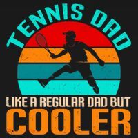 Father's Day Gift Tennis Dad Vintage Tennis Player Premium T-Shirt thumb 7