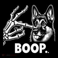 Funny Dog German Shepherd Skeleton Hand Boop Costume Coffee Mug thumb 5