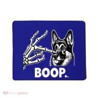 Funny Dog German Shepherd Skeleton Hand Boop Costume Mousepad thumb 0