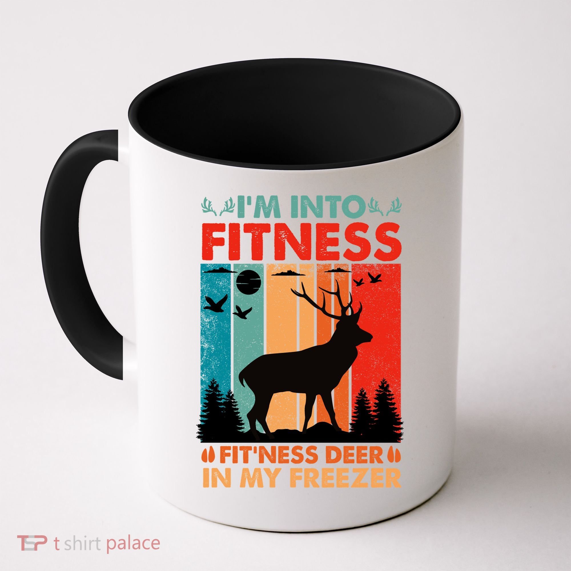 Funny Deer Hunter Gift Coffee Mug