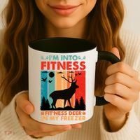 Funny Deer Hunter Gift Coffee Mug thumb 3