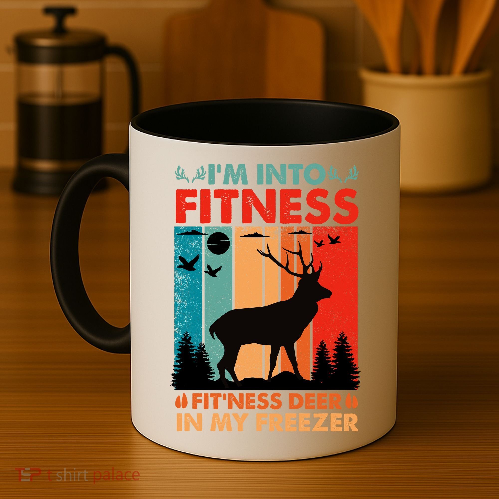 Funny Deer Hunter Gift Coffee Mug