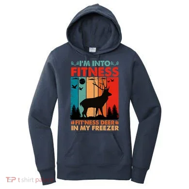 Funny Deer Hunter Gift Women's Hoodie