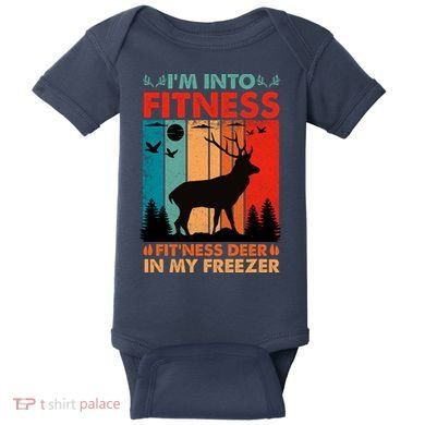 Funny Deer Hunter Gift Baby Bodysuit