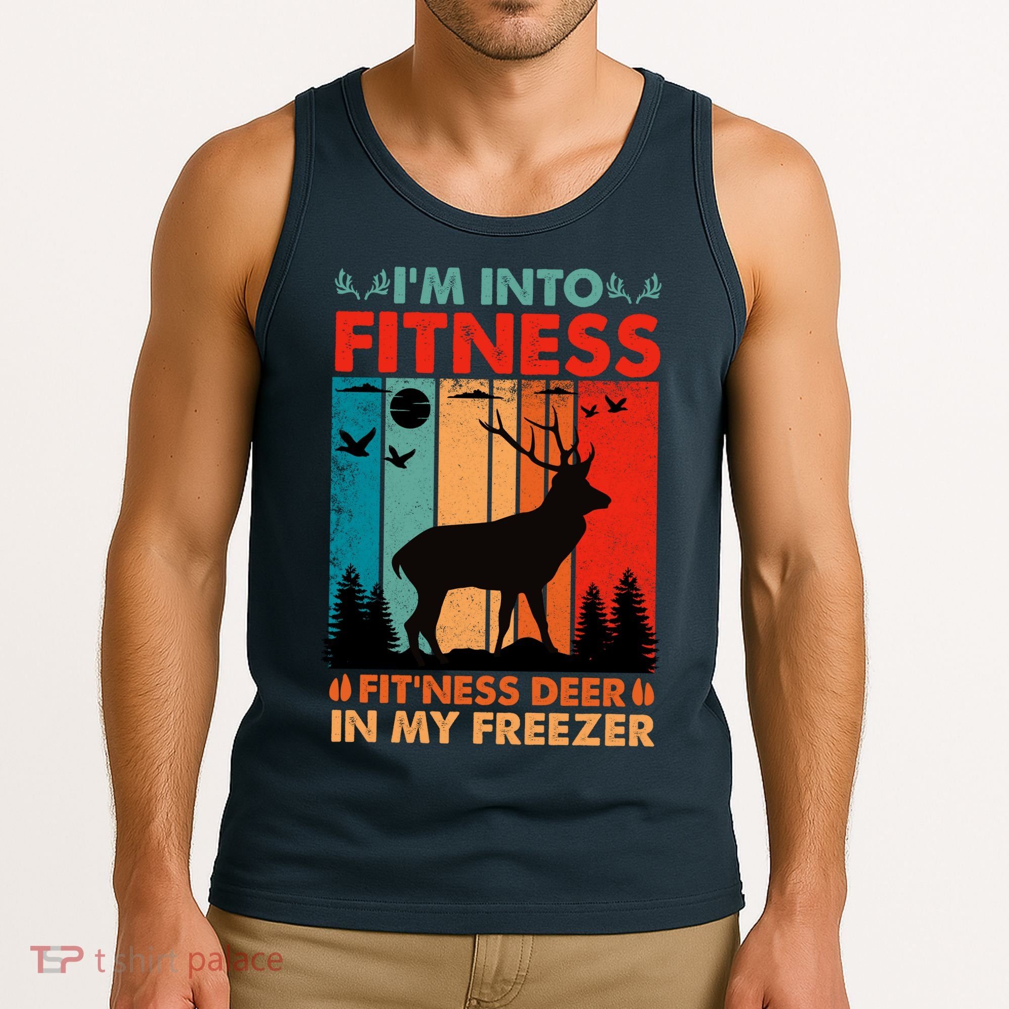 Funny Deer Hunter Gift Tank Top