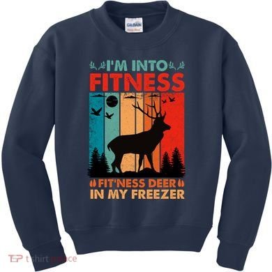 Funny Deer Hunter Gift Kids Sweatshirt