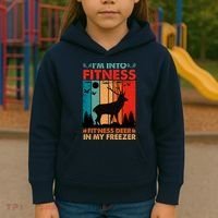 Funny Deer Hunter Gift Kids Hoodie thumb 3
