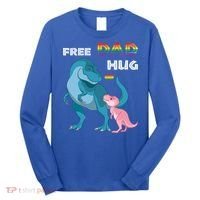Free Dad Hugs Dinosaur Rainbow Lgbt Pride Month Fathers Day Gift Long Sleeve Shirt thumb 0