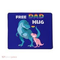 Free Dad Hugs Dinosaur Rainbow Lgbt Pride Month Fathers Day Gift Mousepad thumb 0