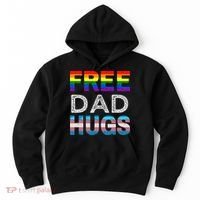 Free Dad Hugs Pride Month Proud Ally Hoodie thumb 0