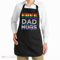 Free Dad Hugs Pride Month Proud Ally Apron thumb 2