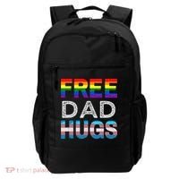Free Dad Hugs Pride Month Proud Ally Backpack thumb 0