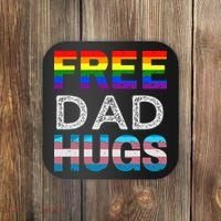 Free Dad Hugs Pride Month Proud Ally Coaster thumb 0