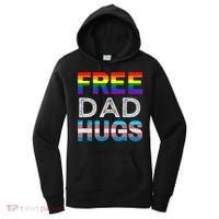 Free Dad Hugs Pride Month Proud Ally Women's Hoodie thumb 0