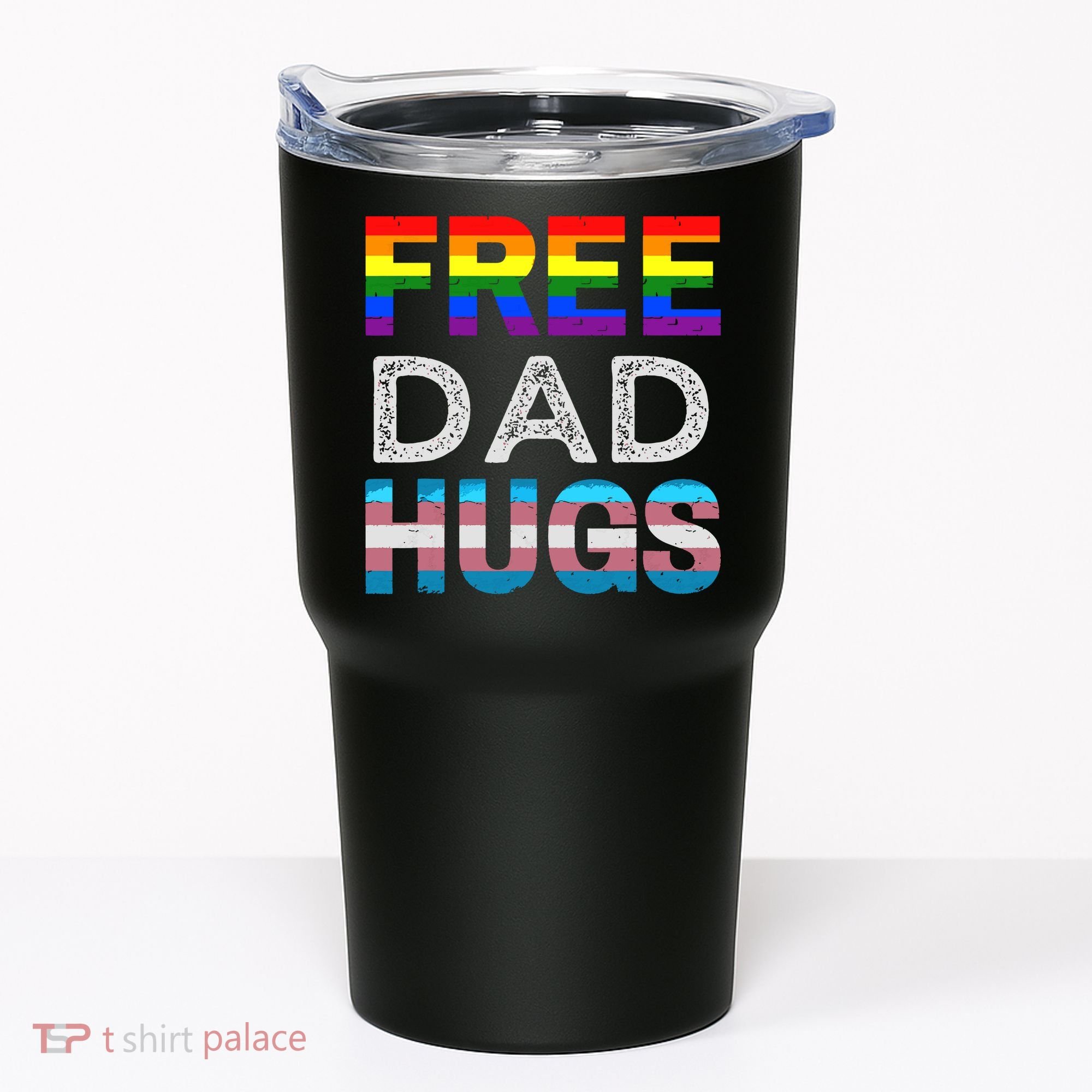 Free Dad Hugs Pride Month Proud Ally Tumbler
