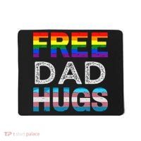 Free Dad Hugs Pride Month Proud Ally Mousepad thumb 0