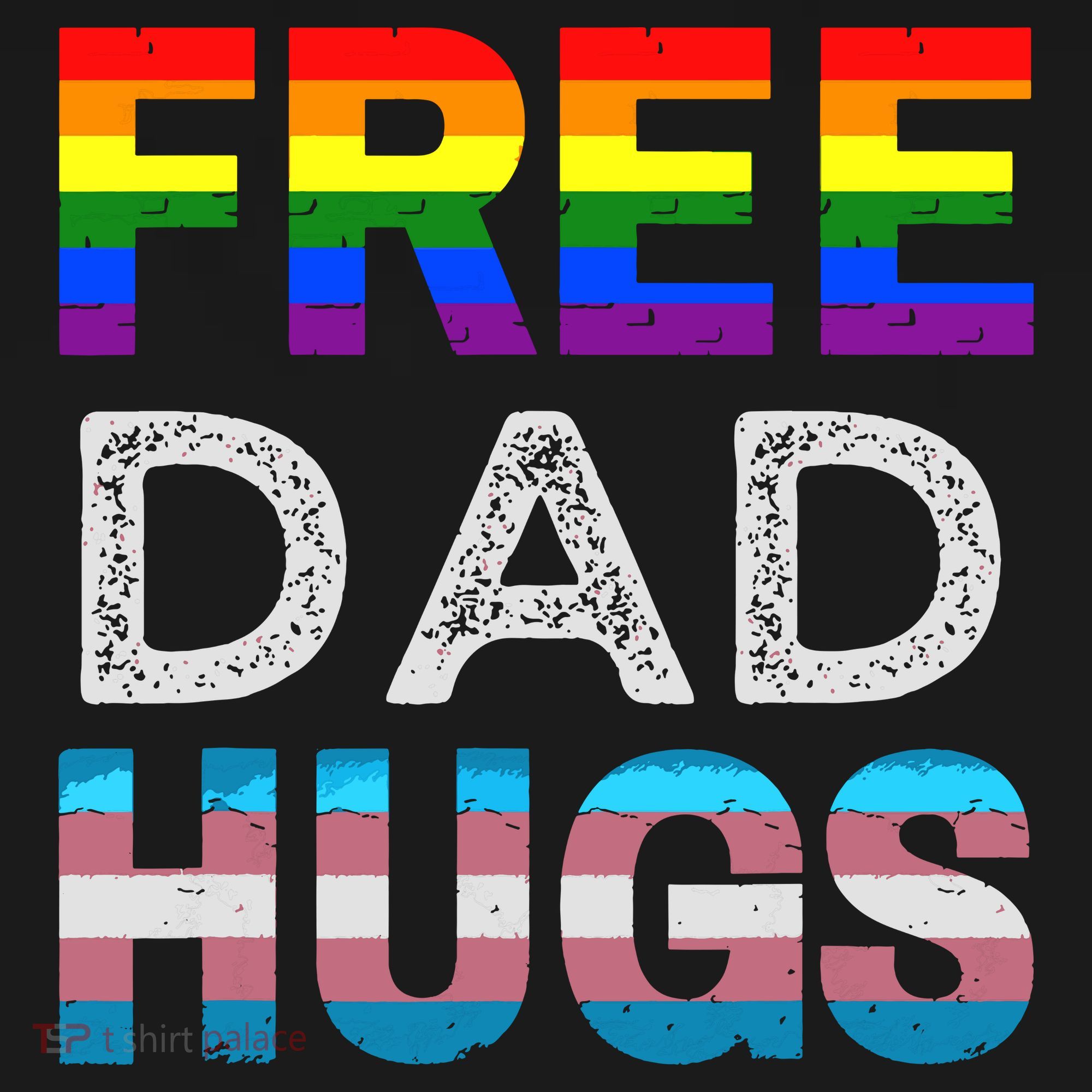Free Dad Hugs Pride Month Proud Ally Ornament